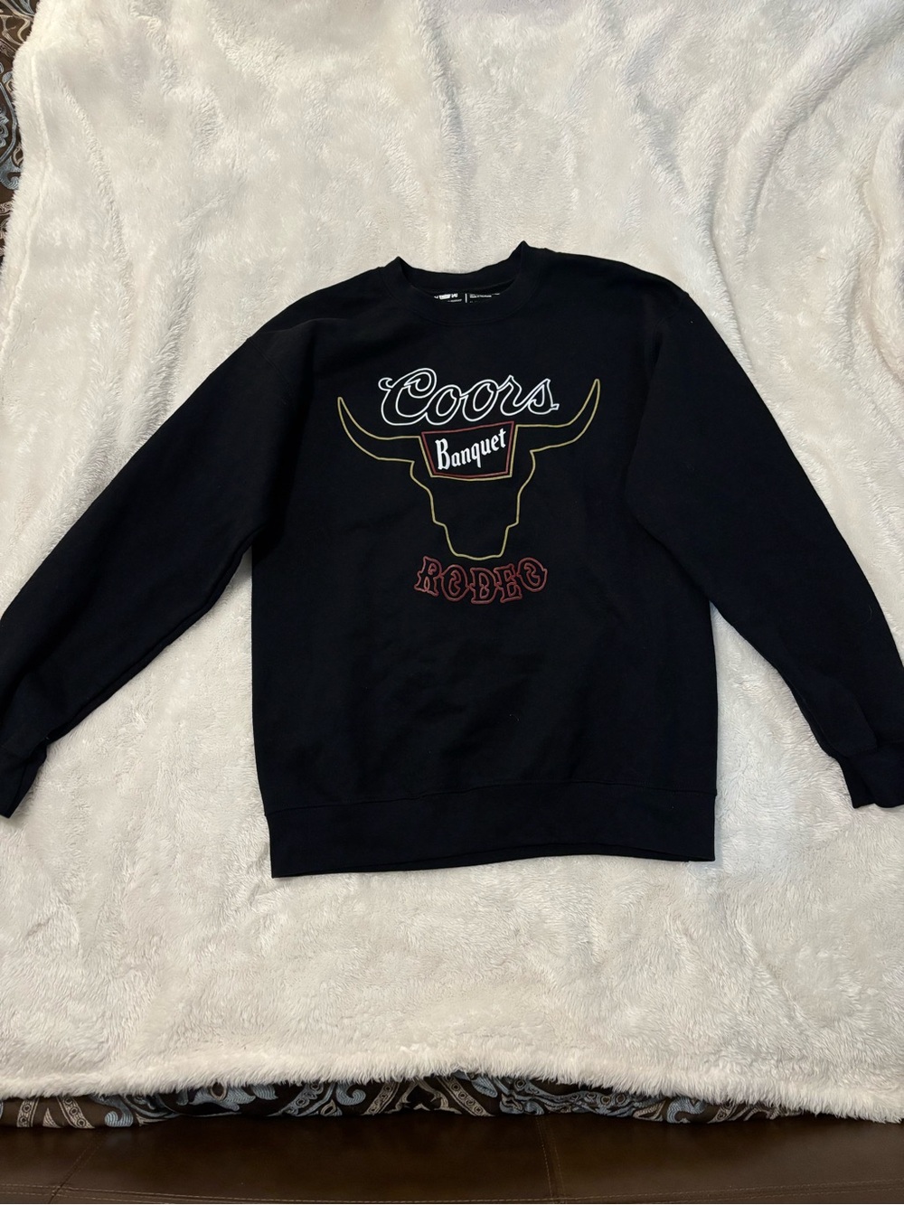 Banquet Black Crewneck Sweatshirt
